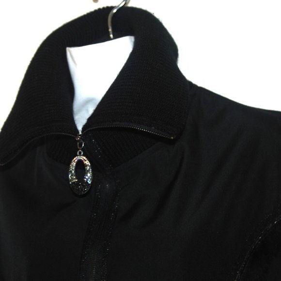 DARKWIN Black Pullover Zip Long Vest Coat Size XL NWOT! - Picture 4 of 7